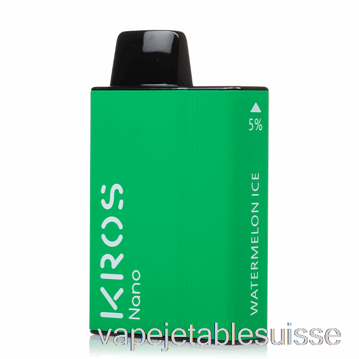 Vape Suisse Kros Nano 5000 Glace Pastèque Jetable